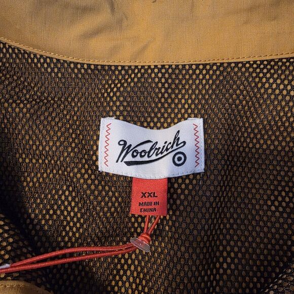 NEW Woolrich Gold / Mustard Vented Long Sleeve Fishing Shirt Outdoor Mens XXL - Picture 3 of 9